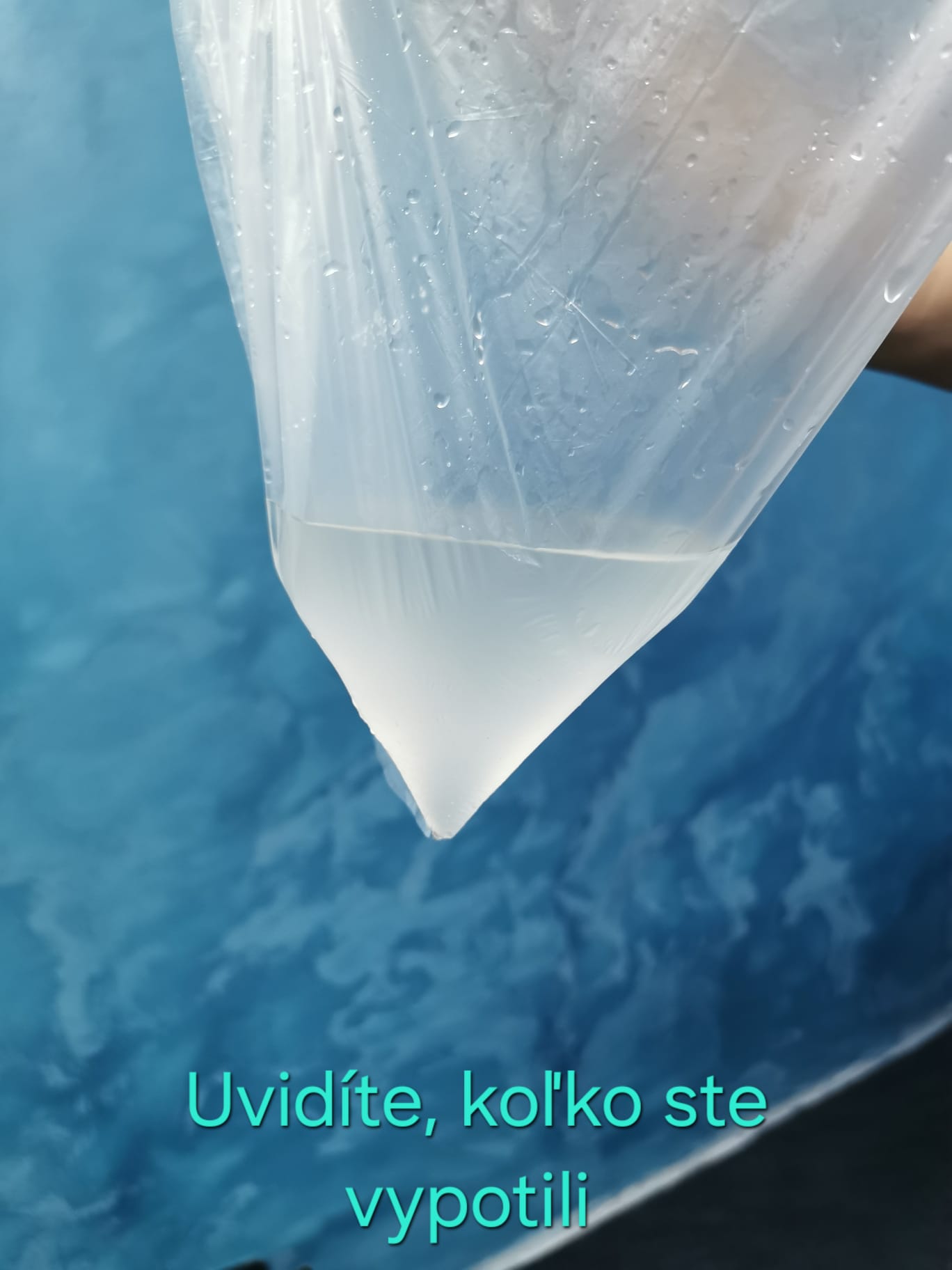 Ukážka prirodzeného potenia počas TIM procedúry